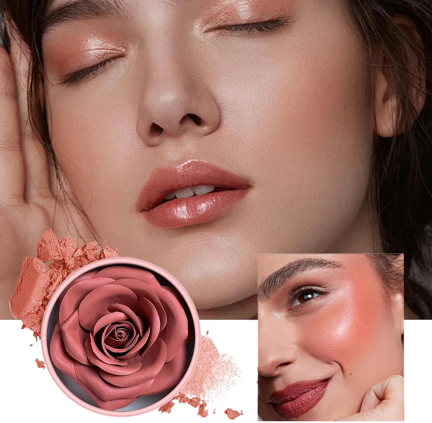 Румяна 3D-лепесток Rose Blush, 4# — фото 3