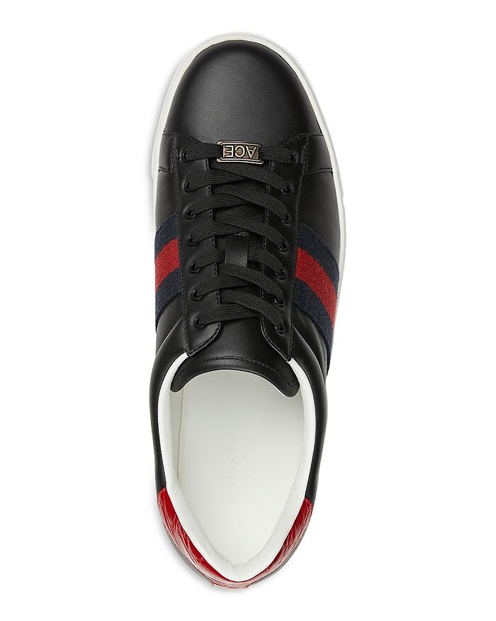 Gucci Мужские кожаные кроссовки Gucci Ace, мультиколор — фото 2