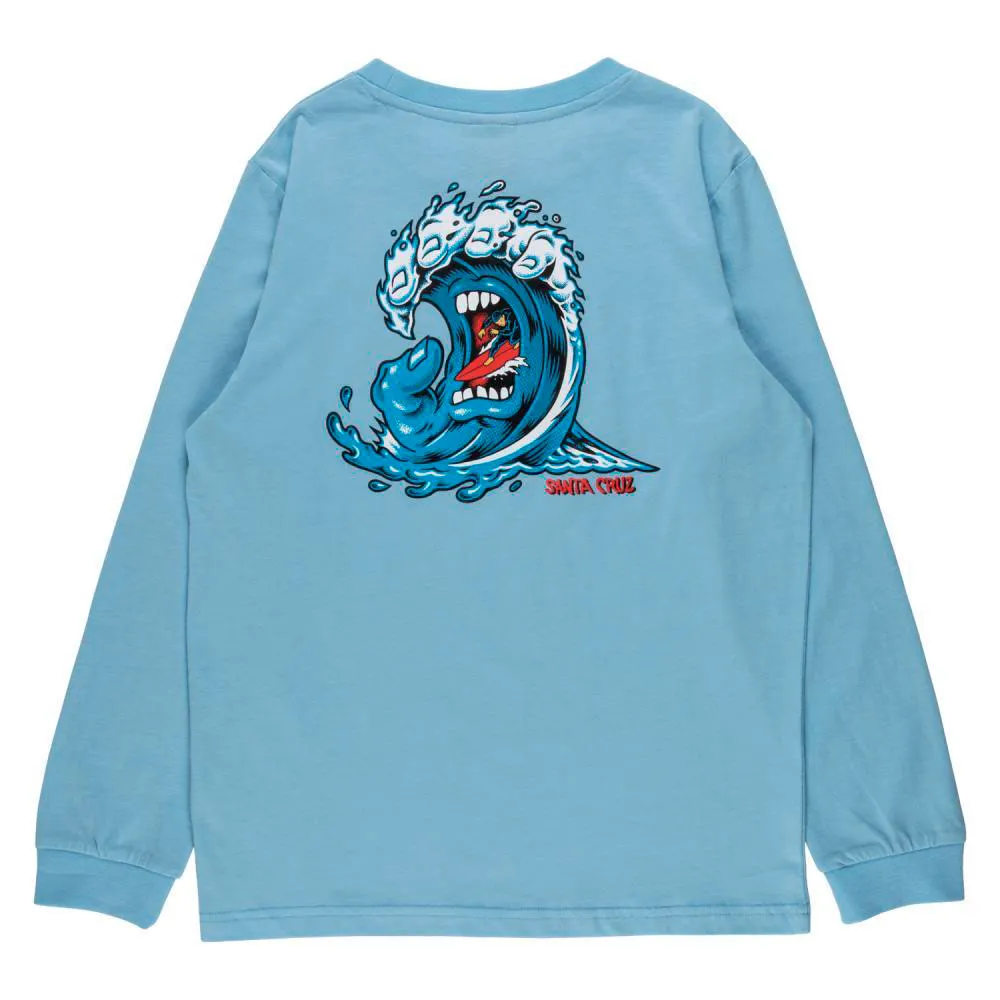 

Футболка с длинным рукавом Santa Cruz Screaming wave, синий