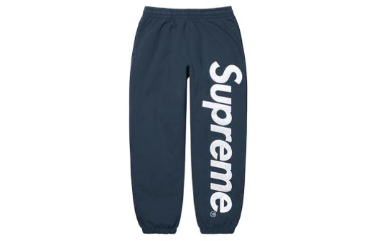 Спортивные штаны унисекс Supreme трикотажные, светло-зеленый — фото 3