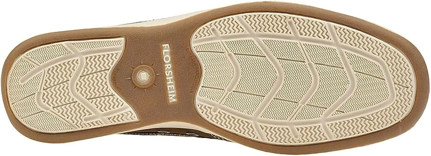Мужские повседневные слипоны Florsheim Lakeside, Brown Nubuck Leather — фото 3
