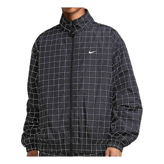 

Куртка Men's Nike Zipper Plaid Jacket Black, черный