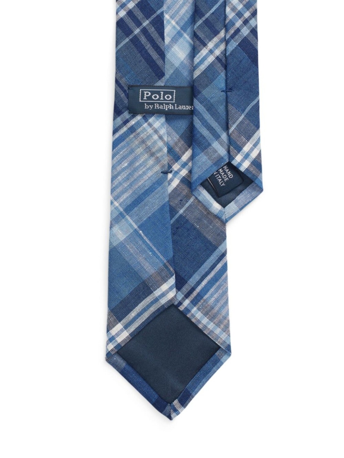 

Polo Ralph Lauren льняной галстук в клетку, синий