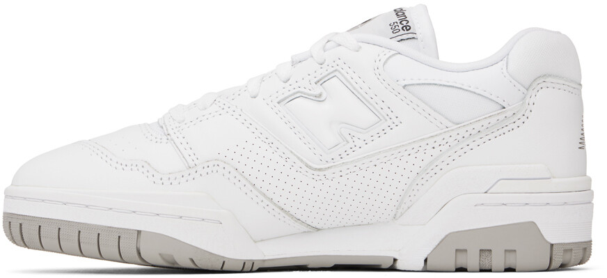 Белые кроссовки 550 New Balance, белый/белый — фото 3