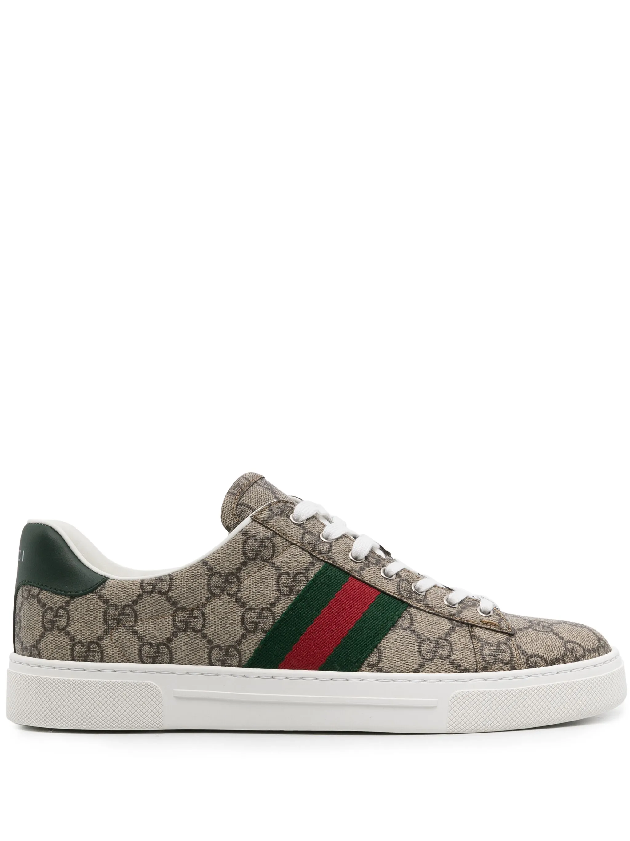 Кроссовки Ace со вставками Gucci, бежевый