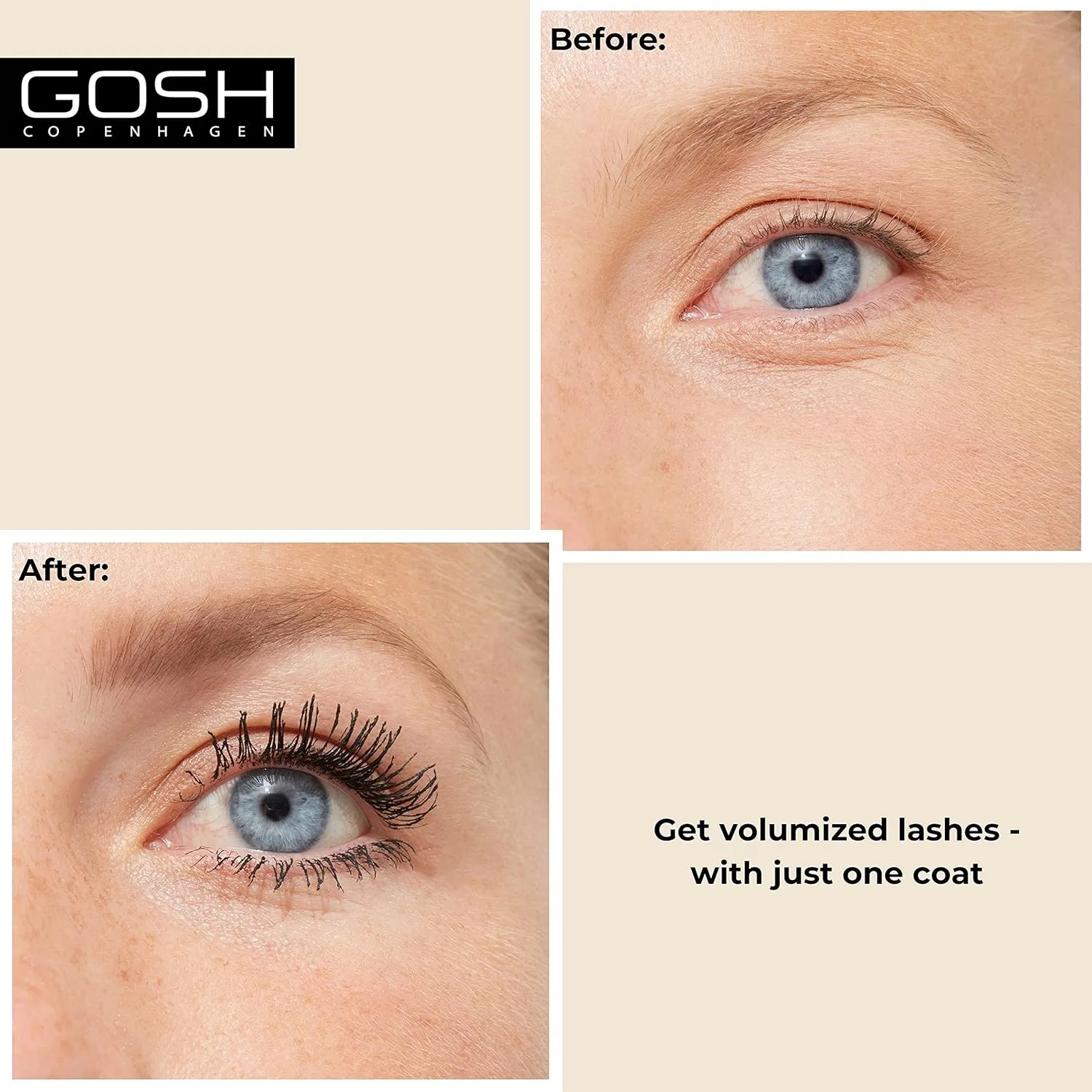 Набор для макияжа: тушь и подводка для глаз GOSH Eyecandy Gosh, Mascara + Eyeliner — фото 4