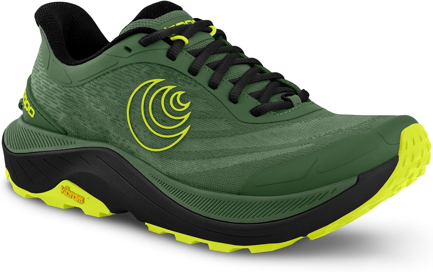 Мужские кроссовки Topo Athletic Ultraventure 4, черный/зеленый — фото 2