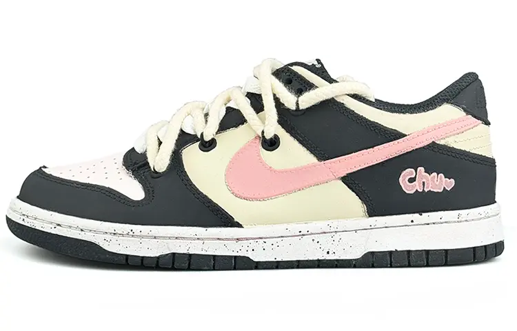 

Кроссовки Nike Dunk Skateboarding Shoes Men Low-top Pink, розовый
