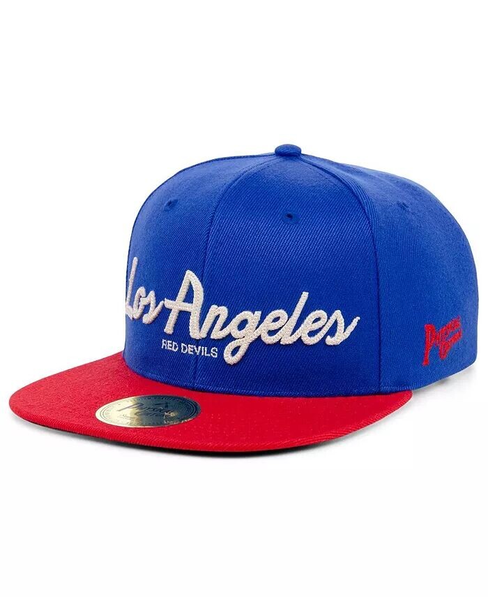 

Мужская бейсболка Royal Los Angeles Red Devils Black Fives Snapback Adjustable Hat Physical Culture