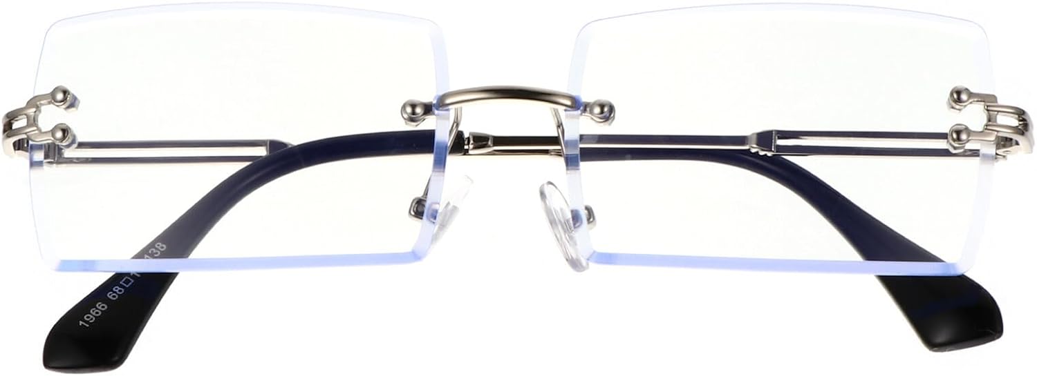 

Солнцезащитные очки Mikikit без оправы квадратной формы с линзами, защищающими от УФ-излучения, модные очки для активного отдыха на природе, для женщин, для пляжных вечеринок