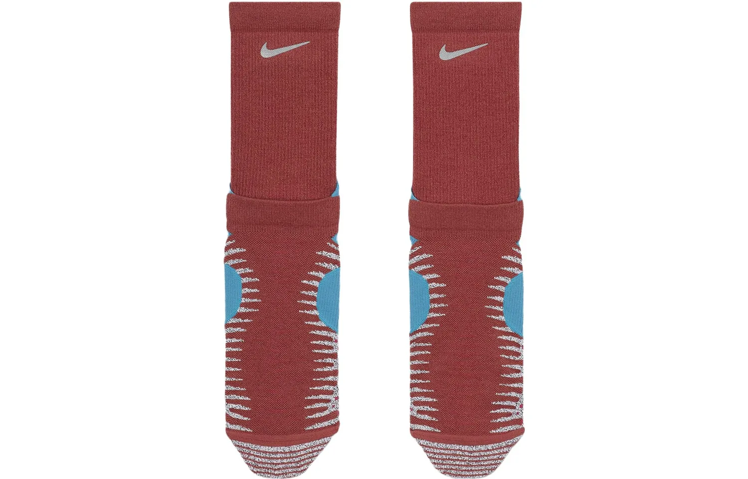 Nike Мужские носки Crew, 1 пара, цвет арбузный красный — фото 2