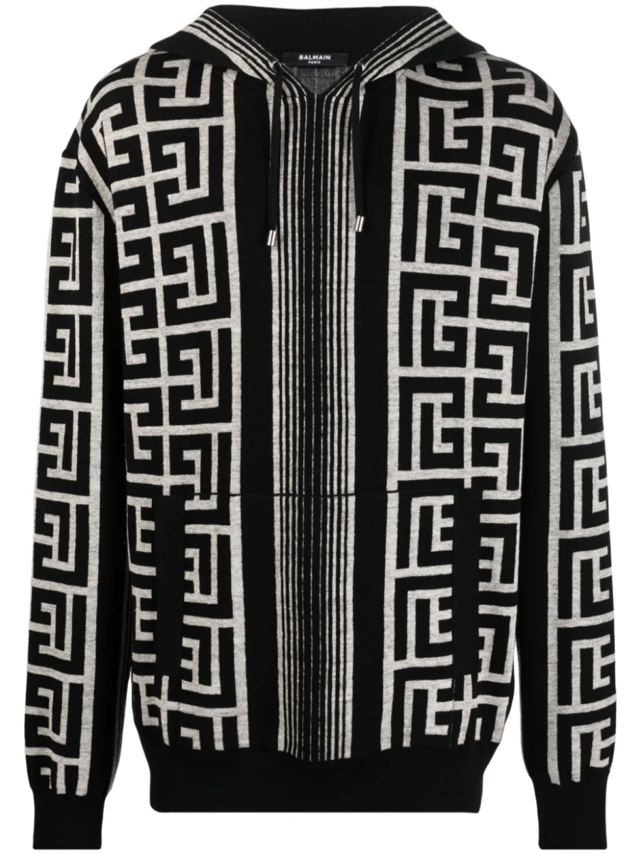 

Balmain худи с монограммой, черный