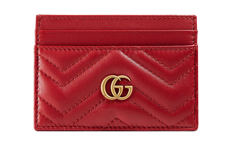 

Картхолдер Gucci GG Marmont, красный