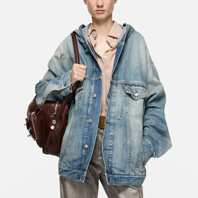 Джинсовая куртка SS26 Unisex Acne Studios, Denim Blue — фото 4