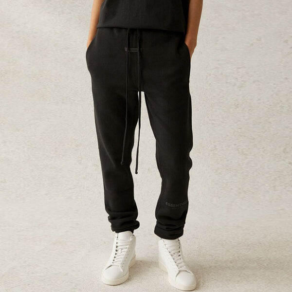 Спортивные штаны Fear of God Essentials SS21 Sweatpant Stretch Limo Black, черный — фото 3