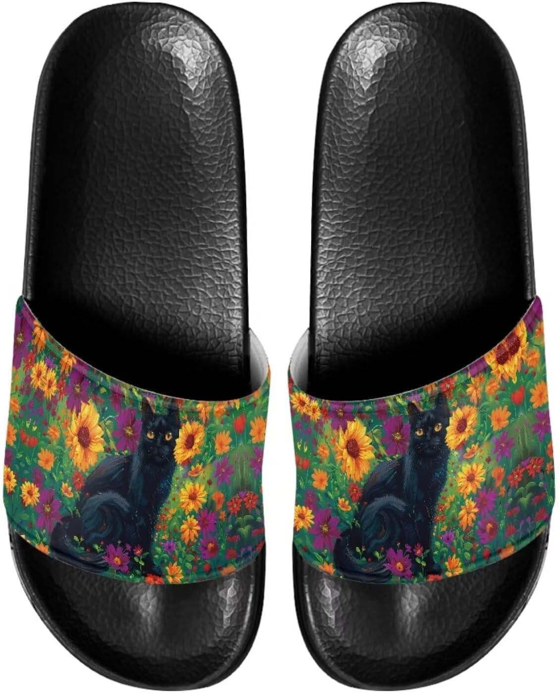 

Шлепанцы для дома и ванной, тапочки на плоской подошве, повседневная обувь для мужчин и женщин Judentidos, черный