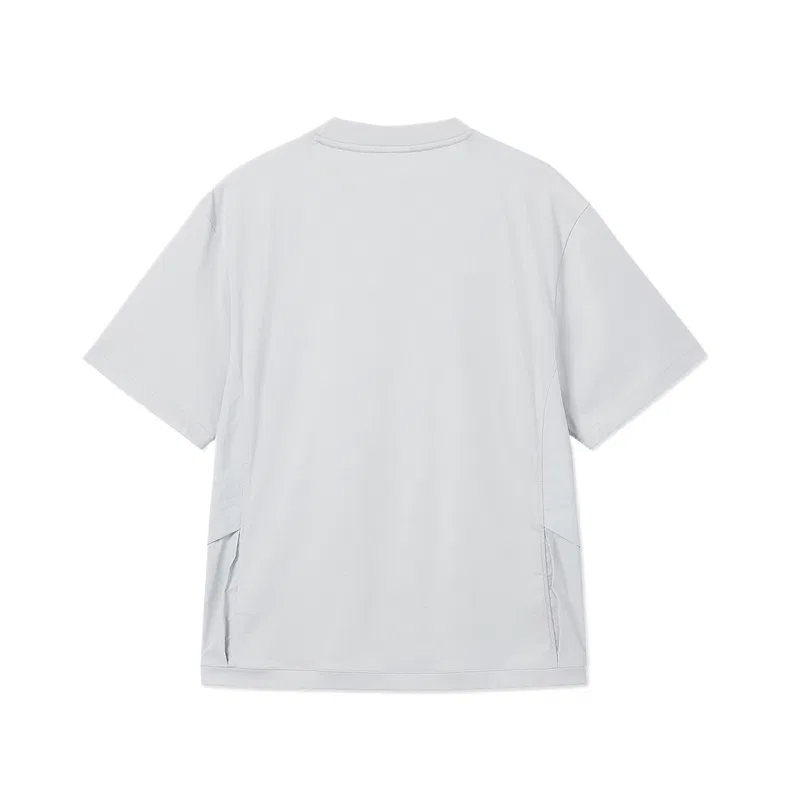 Футболка мужская с круглым вырезом, прямой крой LACOSTE, ACZ/Haze Gray — фото 3