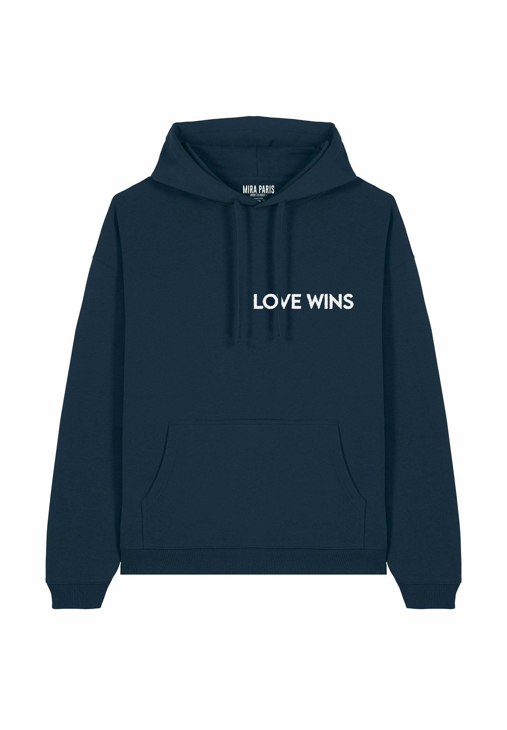 

Толстовка с капюшоном LOVE WINS EMBROIDERY UNISEX - Sweatshirt Mira Paris, темно-синий