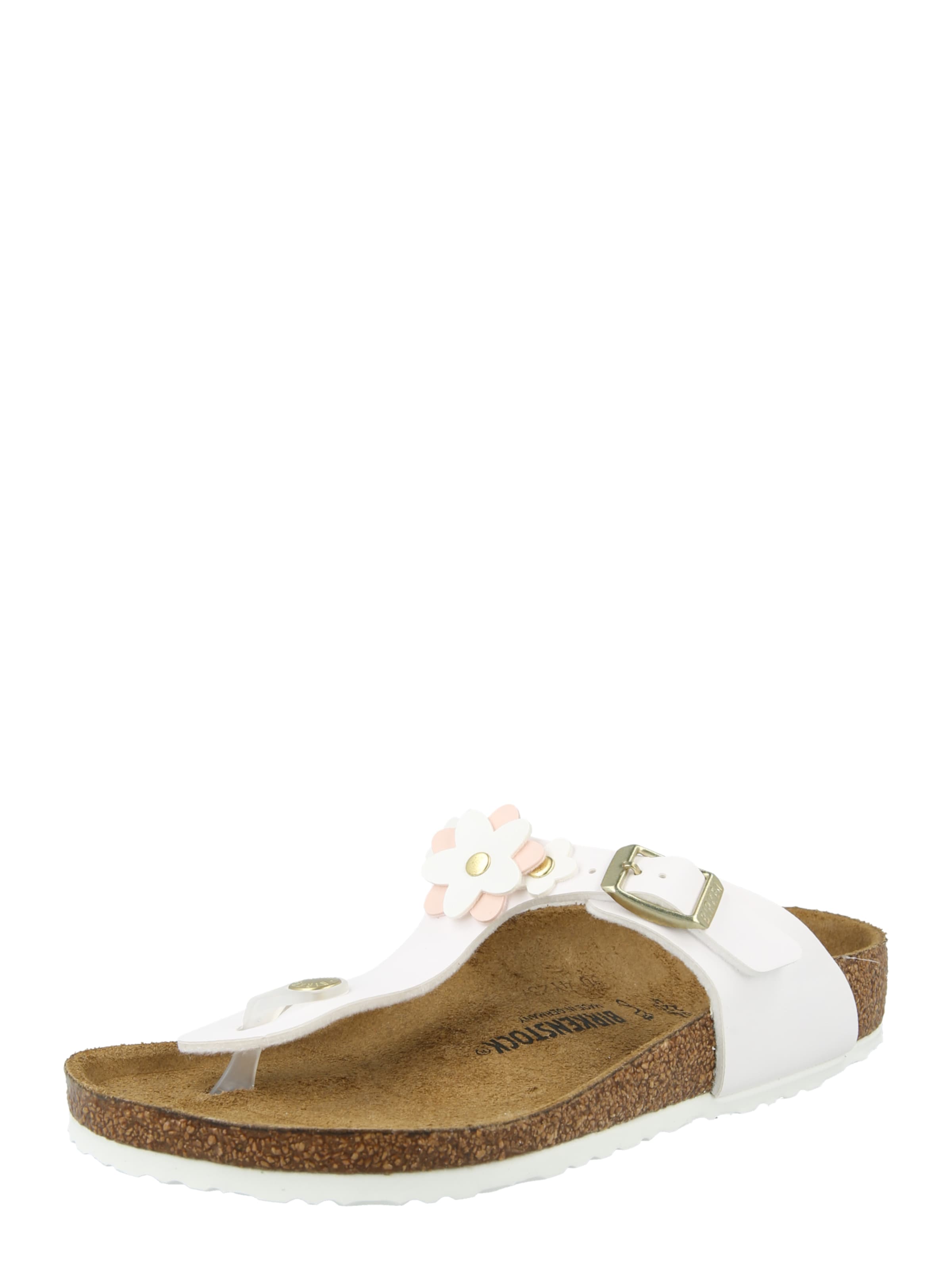 

BIRKENSTOCK Сандалии 'Gizeh Flowers' в белом цвете