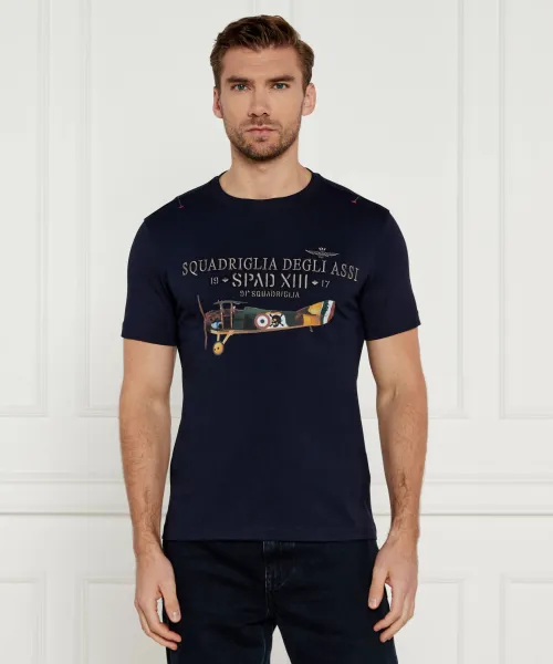 

Футболка MC Regular fit Aeronautica Militare, синий