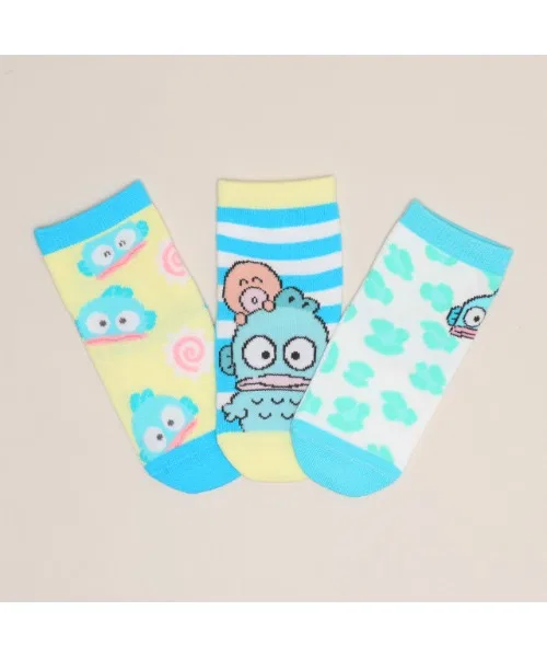 Носки-гольфы Sanrio набор 3 пары 10-13 см бирюзовый