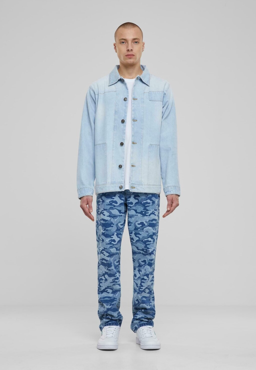 

Джинсы прямого кроя LASER CAMO Urban Classics, синий