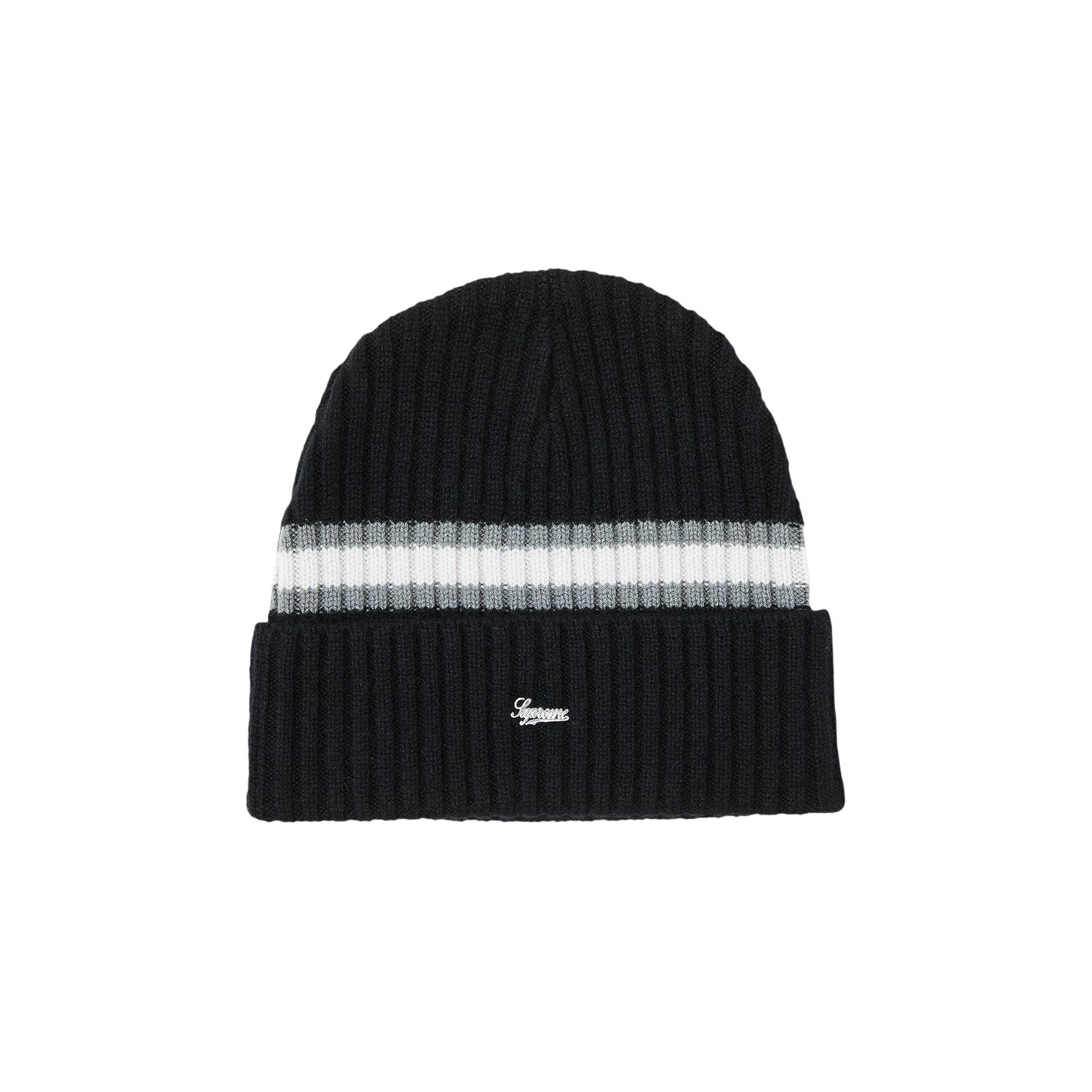 

Кашемировая шапка Supreme Stripe, цвет Черный