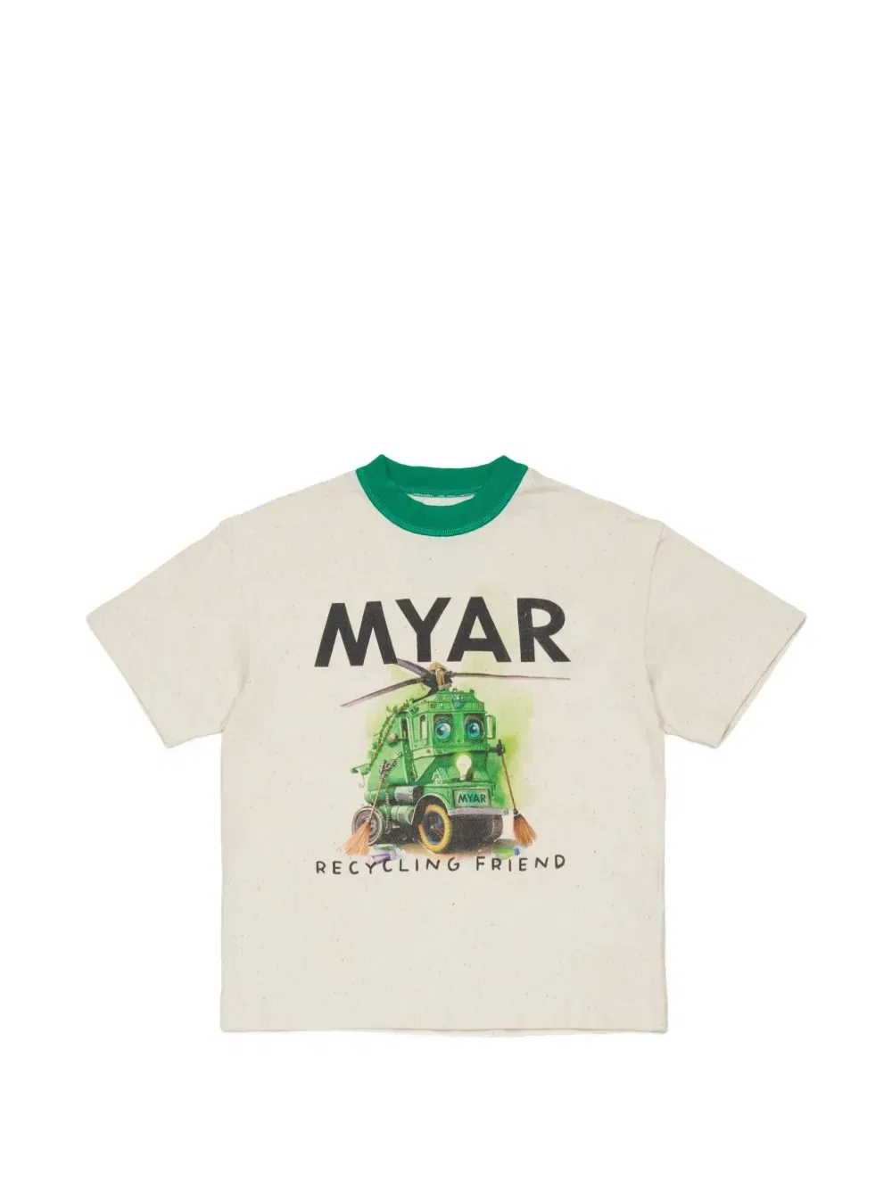 Футболка с графичным принтом Myar Kids, бежевый