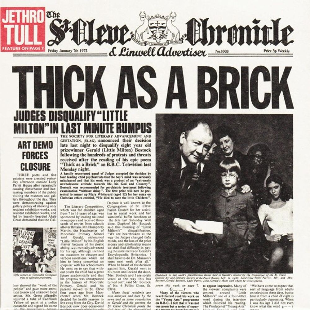 

Виниловая пластинка LP Thick As A Brick [180 Gram Vinyl] - Jethro Tull