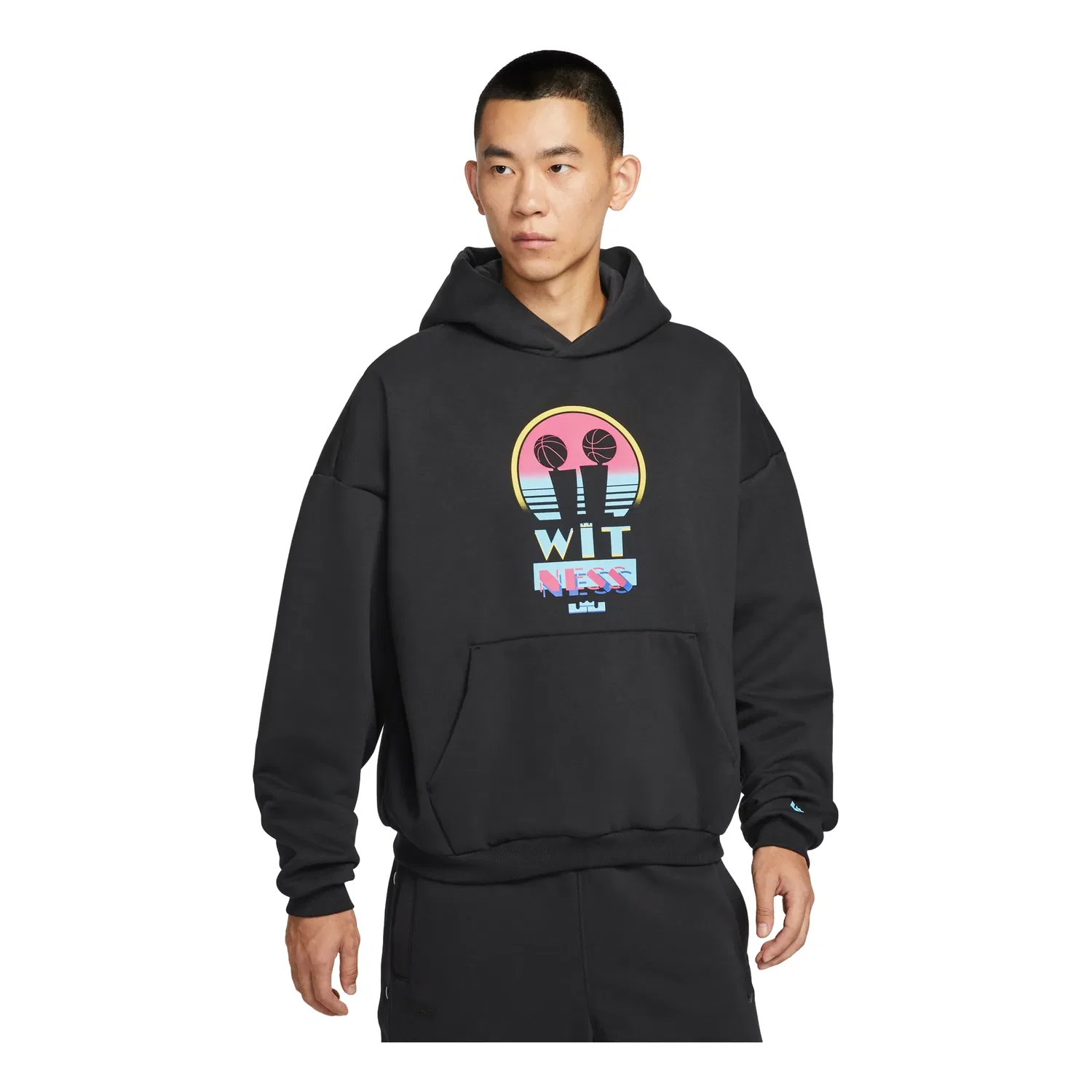 Худи Nike LeBron Standard Issue 'Miami Twice' IH8831-010, черный