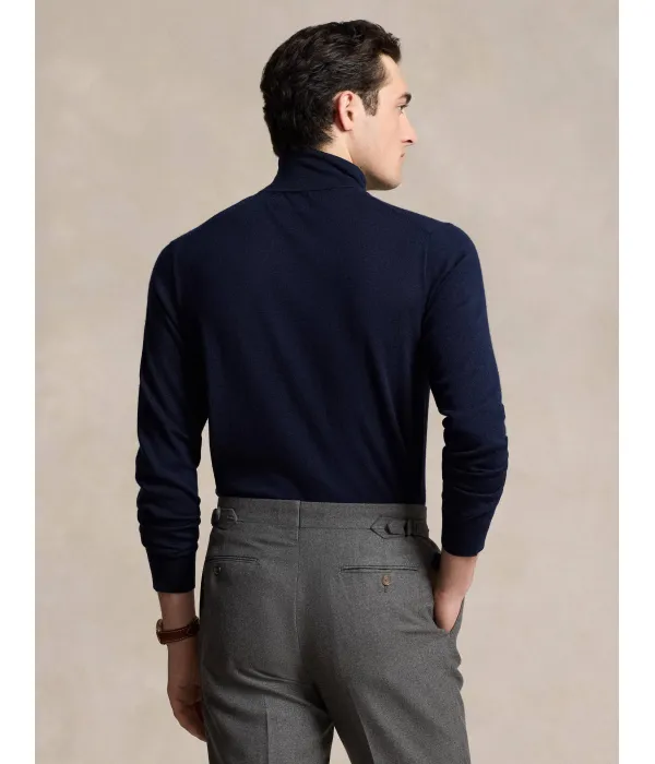 Шерстяная водолазка Regular fit Polo Ralph Lauren, синий — фото 3