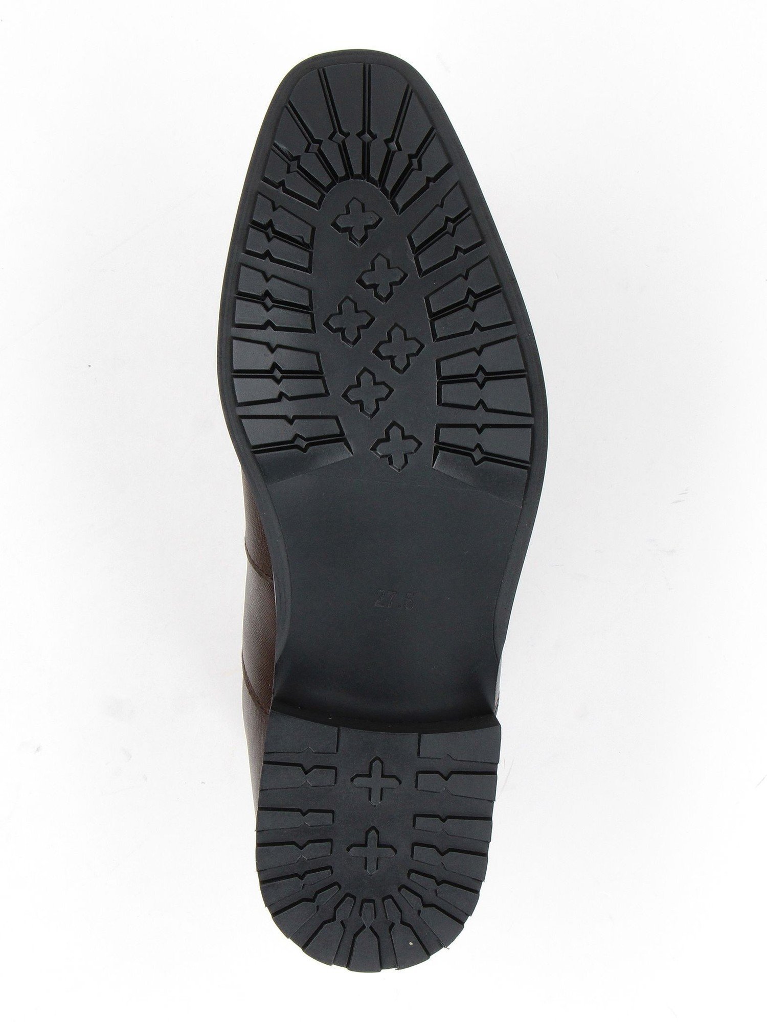 Геометрические кожаные ботинки с боковой вставкой MONSIEUR NICOLE ex/tra, 17 Dark Brown