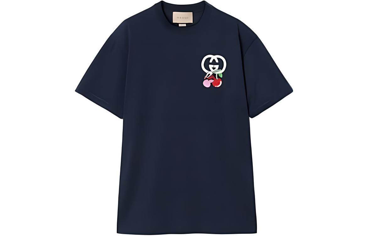 GUCCI SS24 Футболка Women's Marine Blue — фото 3