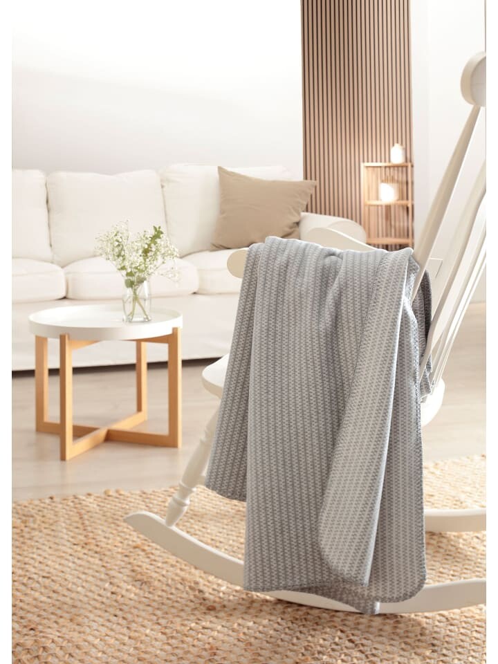 

Одеяло biederlack Wohn Modern Classics, цвет grain