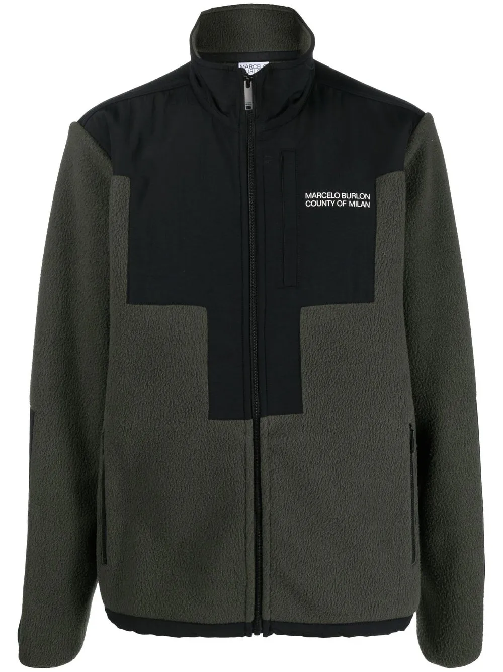 

Куртка на молнии с логотипом Marcelo Burlon County of Milan, черный