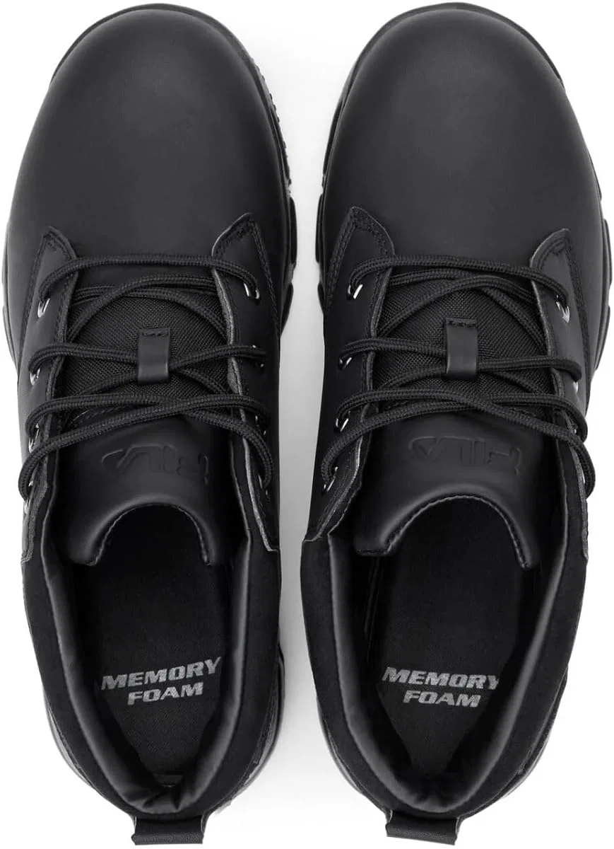 Мужские прогулочные кроссовки Fila Memory Mike Mid SR, Black Metallic Silver — фото 3