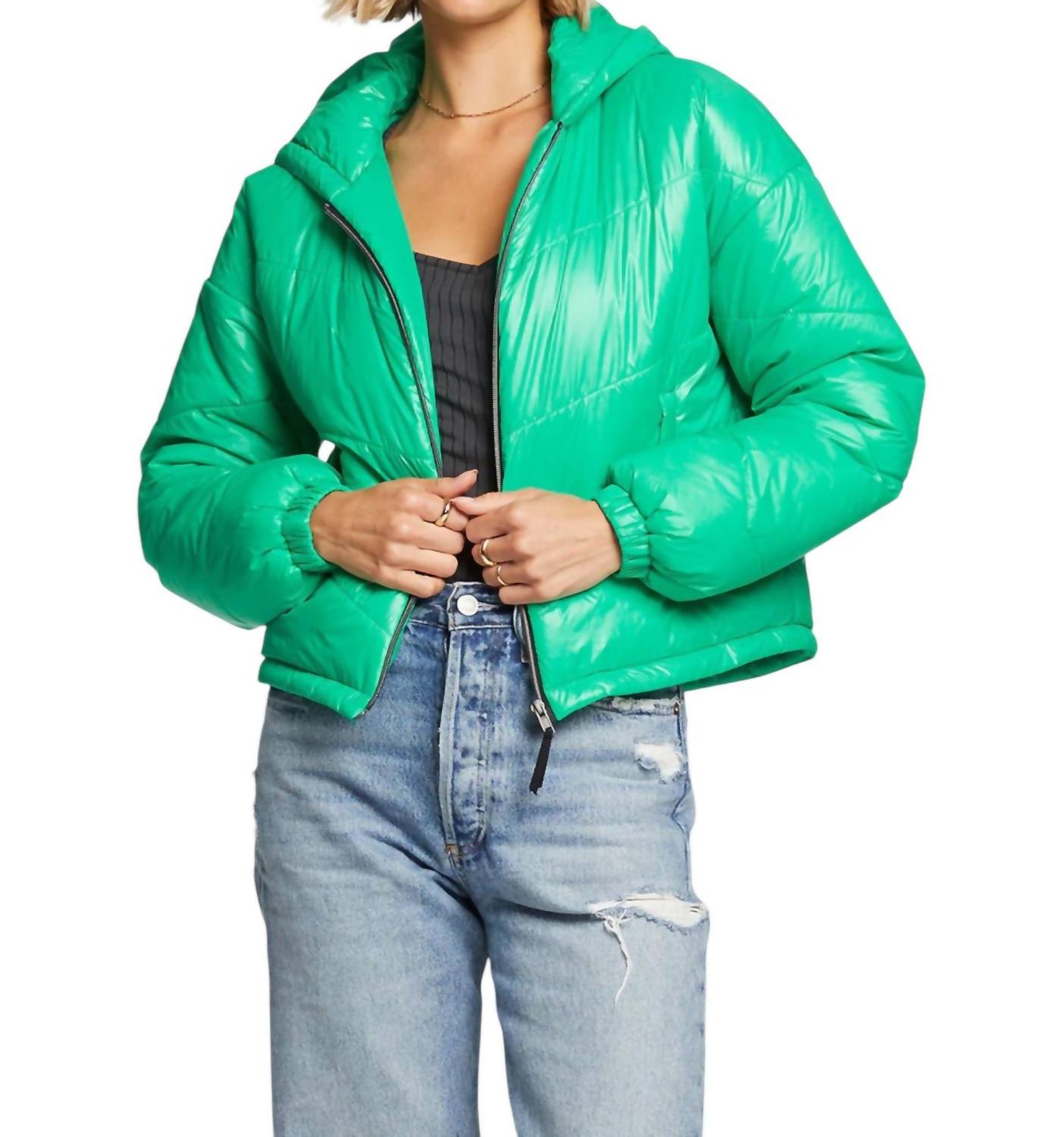 

Куртка Marsily в цвете Electric Green Saltwater Luxe