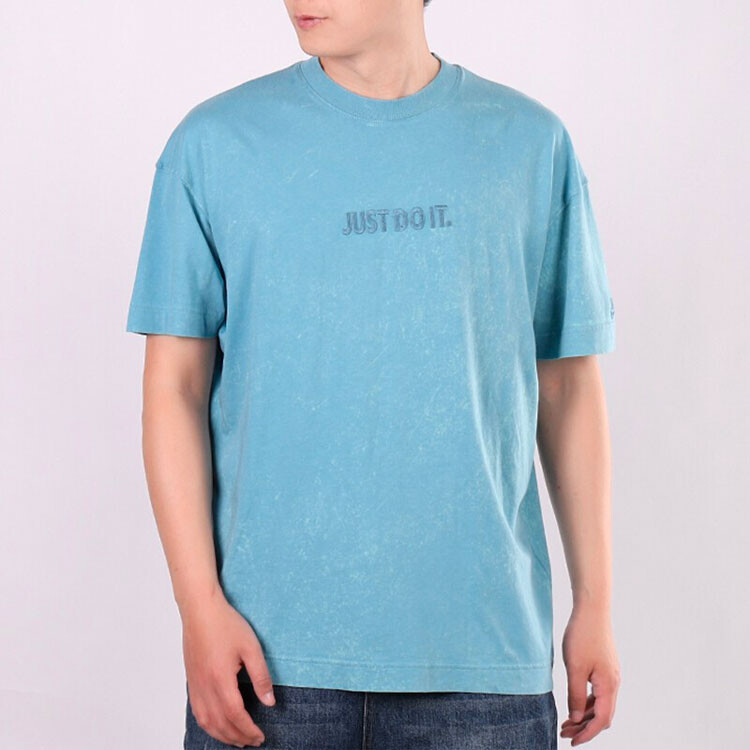Футболка мужская Lake Blue Nike, цвет Lake Blue — фото 3