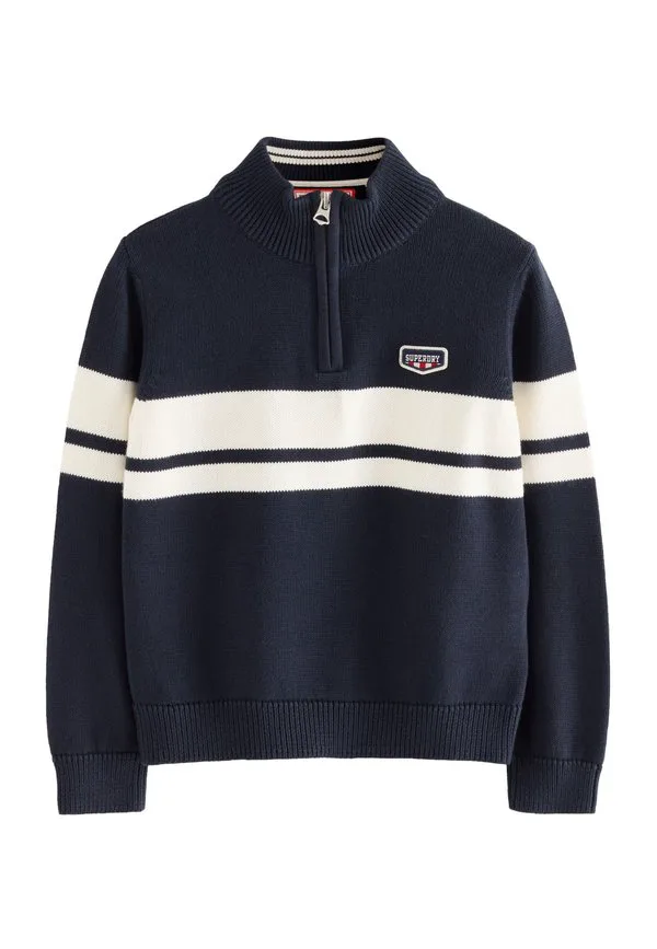 Джемпер стандартного кроя Superdry & Co, Navy White — фото 4