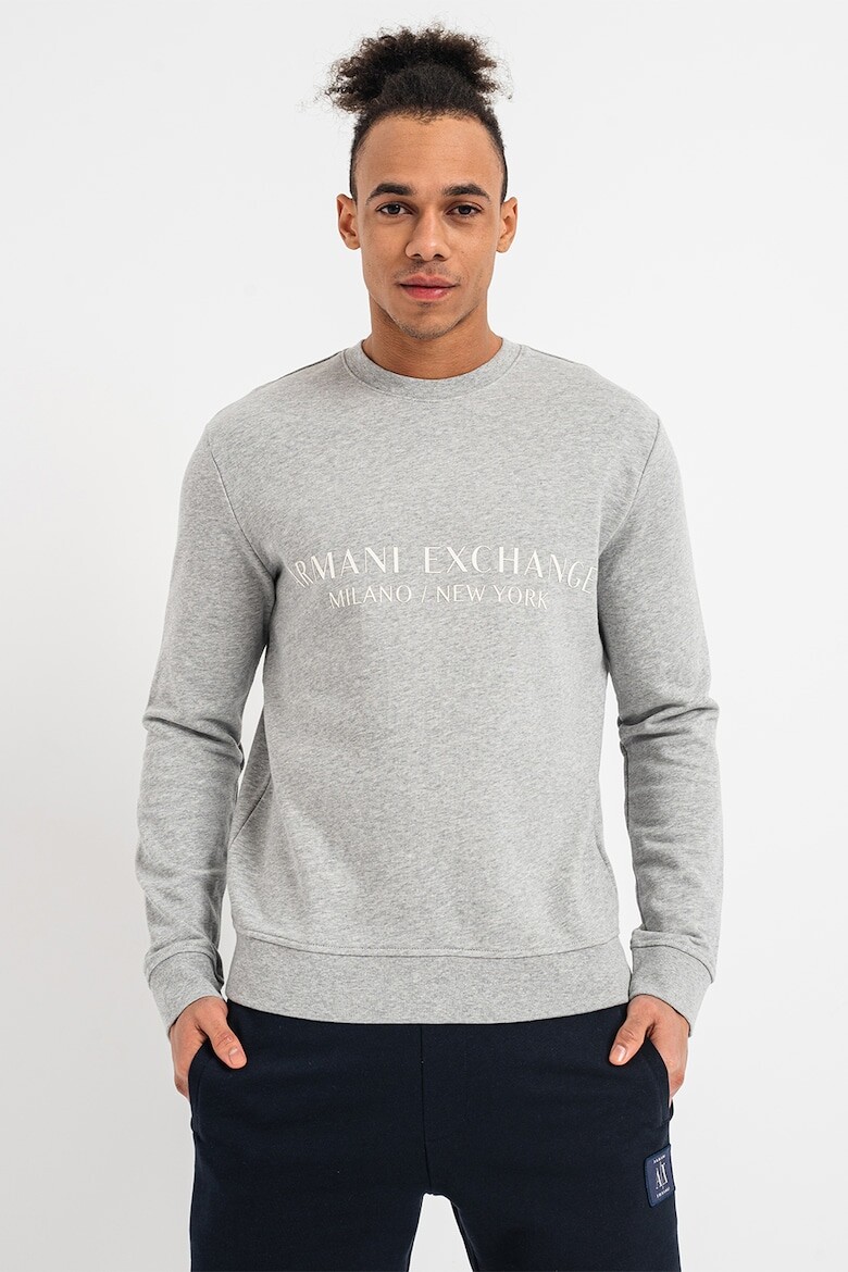 

Толстовка с логотипом Armani Exchange, серый