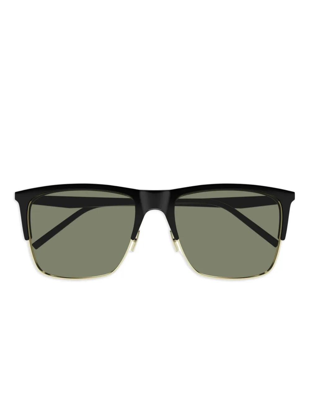 

Солнцезащитные очки в квадратной оправе Saint Laurent Eyewear, черный