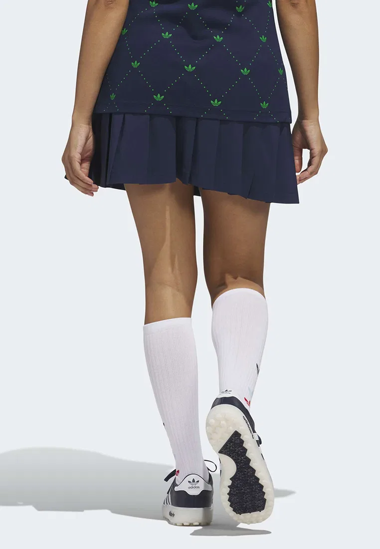 Юбка-шорты плиссированная, Originals Adidas, индиго — фото 2