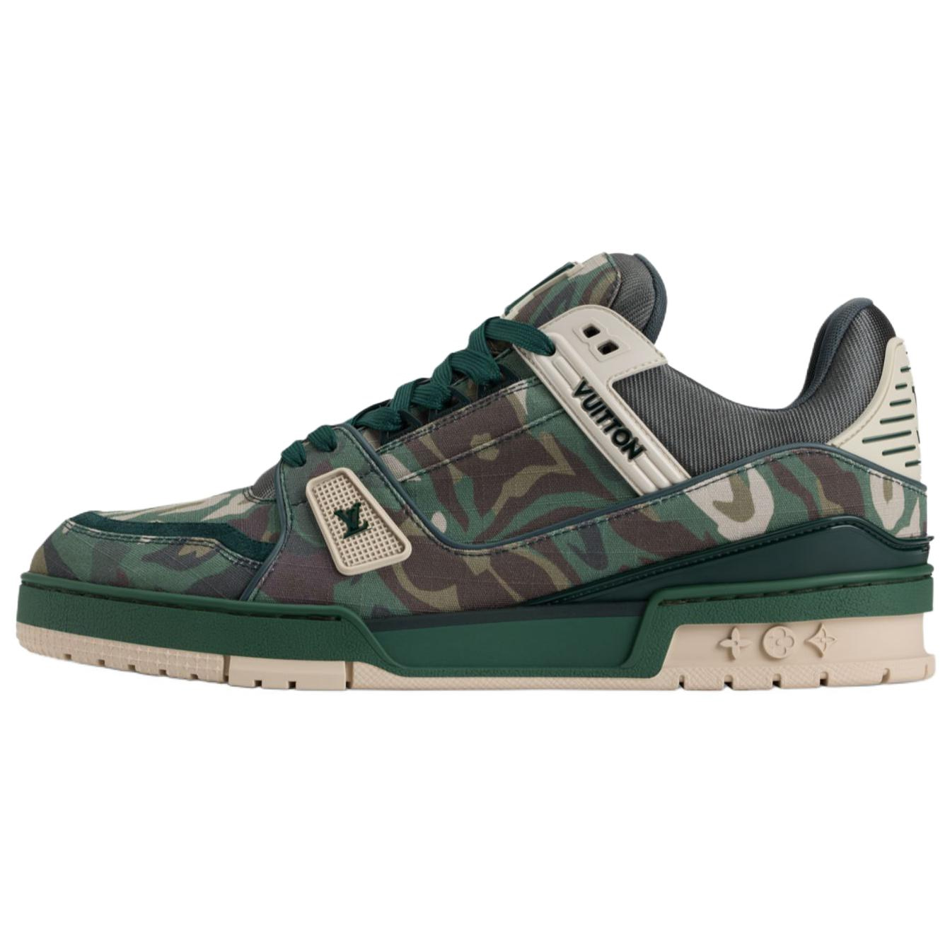 

Кроссовки для скейтбординга Nigo Collaboration Trainer FW25 Low Top, мужские, зеленые LOUIS VUITTON, Green