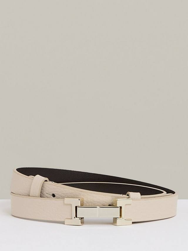 

Кожаный ремень с металлической фурнитурой Reiss