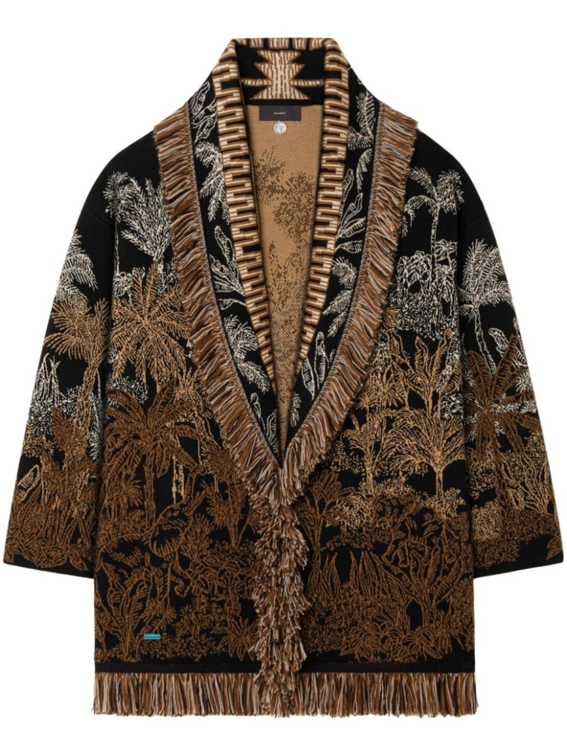 

Alanui кардиган Jungle Toile de Jouy, коричневый