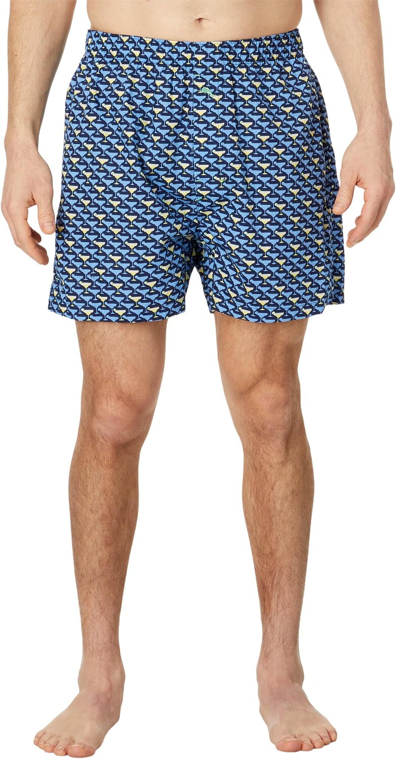 

Боксеры Tommy Bahama Cotton Woven Boxers, цвет Navy Margaritas