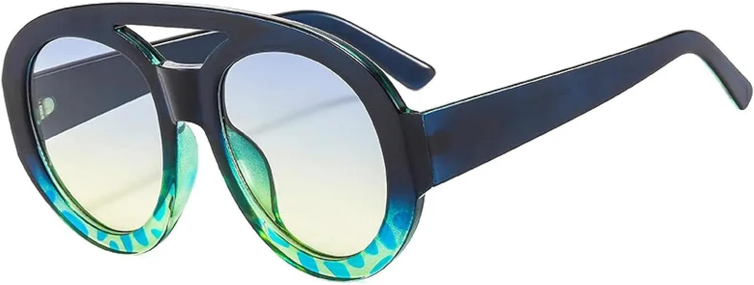 

Большие солнцезащитные очки с двойной перемычкой для женщин, классический панк, желтые очки-маска с защитой от УФ-излучения UV400 для мужчин VVTWSSW, C7blueflower