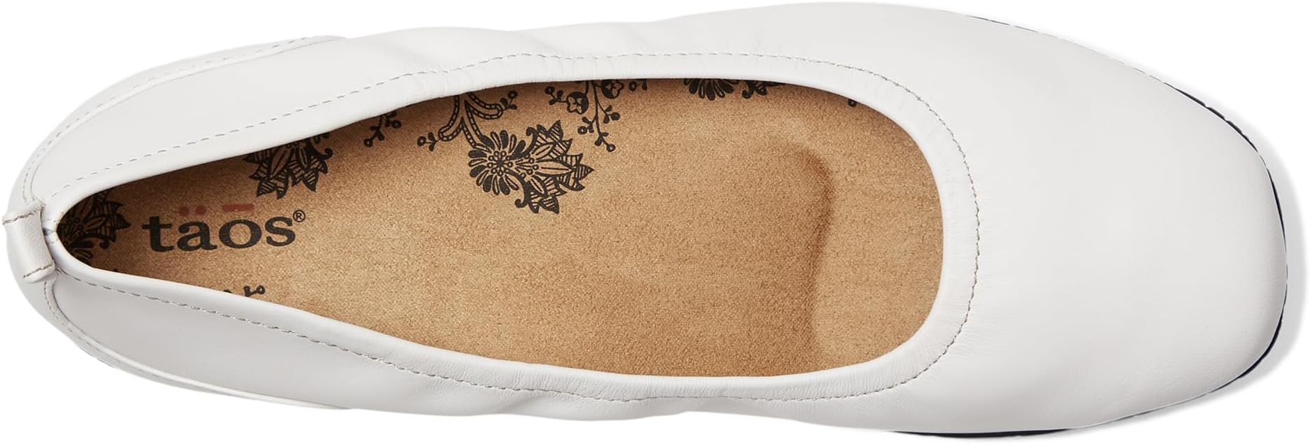 Балетки Taos Footwear Chit Chat, белый — фото 2