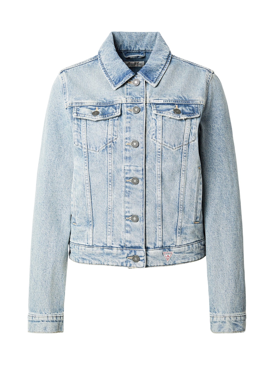 

GUESS JEANS Куртка для межсезонья в синем дениме