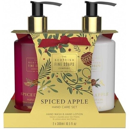 

Набор для ухода за руками Scottish Fine Soaps Spiced Apple, флаконы с помпой, 300 мл